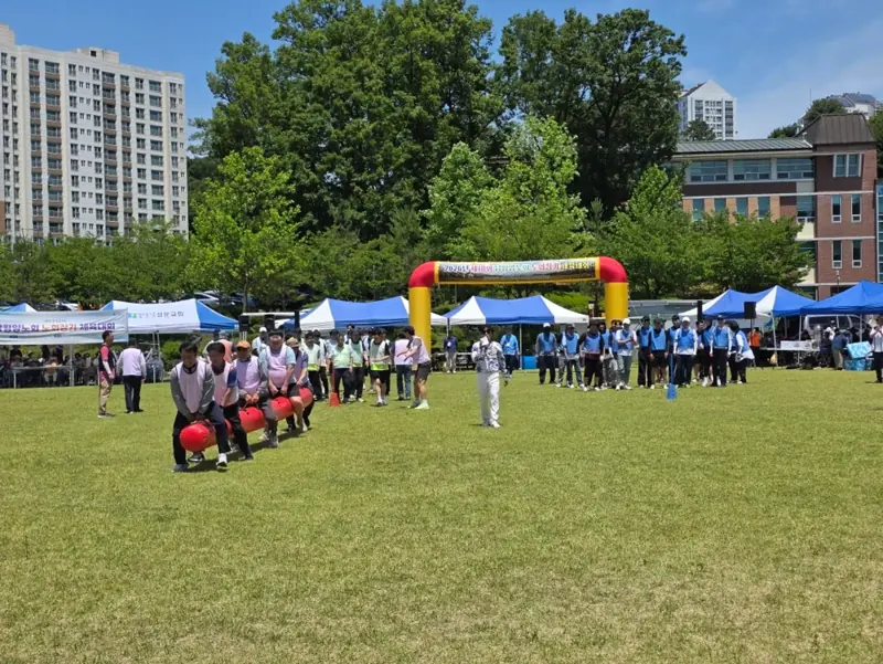 수원 · 교회 연합 체육대회 현장